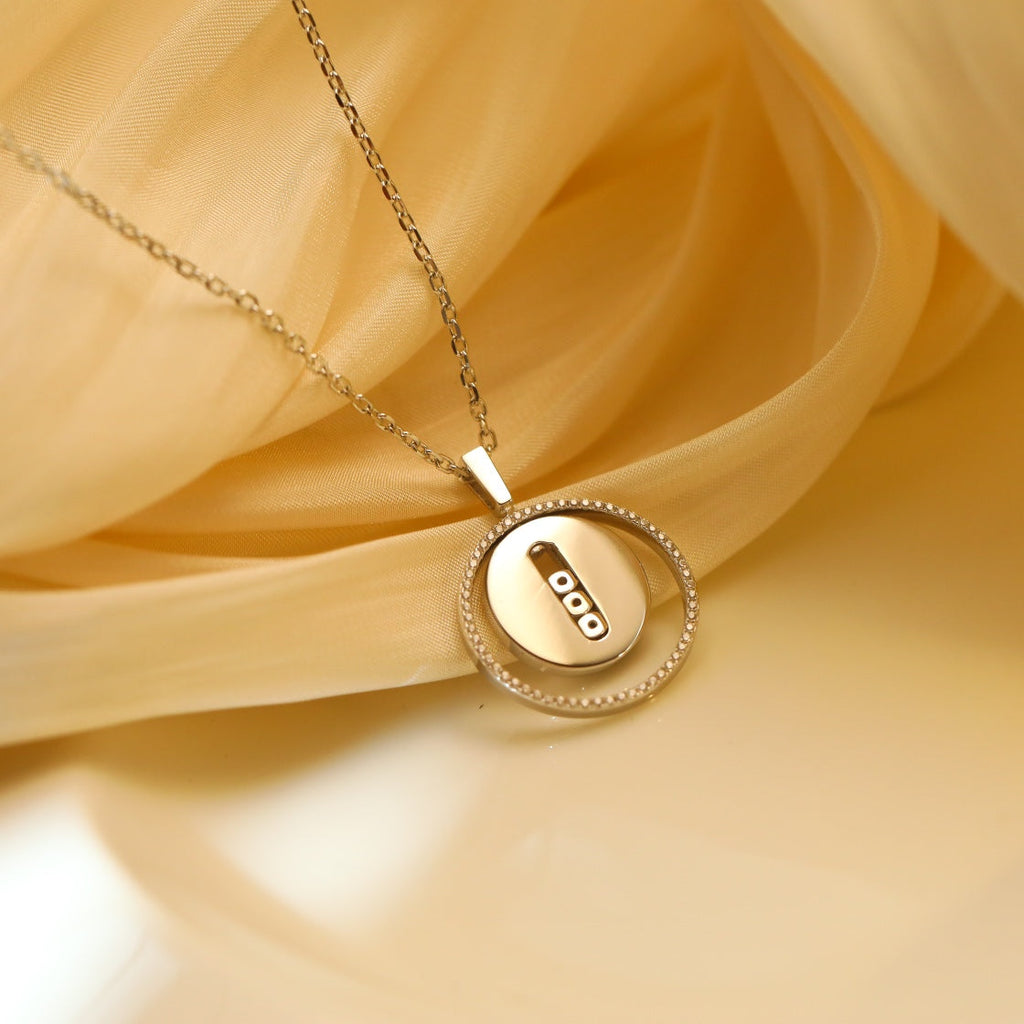[Dream ]Dream MOVE MM SILVER DIAMOND NECKLACE
