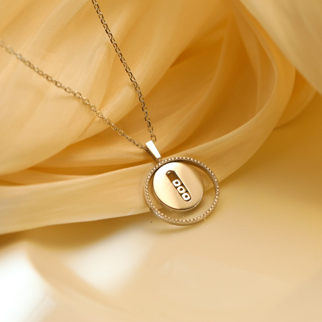 [Dream ]Dream MOVE MM SILVER DIAMOND NECKLACE