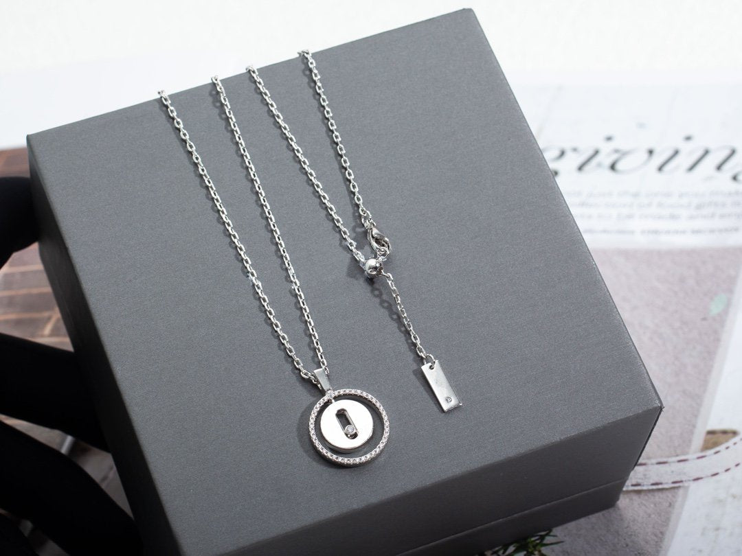 [Dream ]Dream MOVE PM NECKLACE SILVER DIAMOND