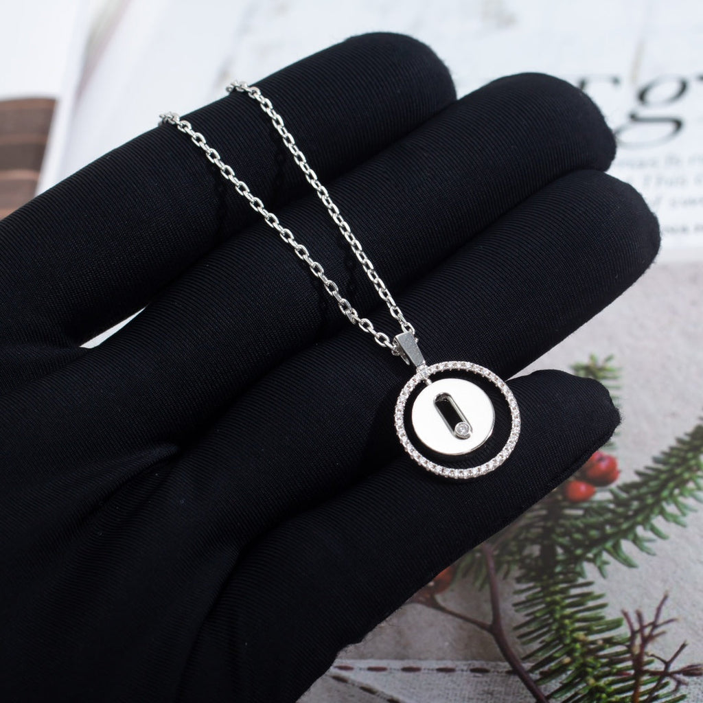 [Dream ]Dream MOVE PM NECKLACE SILVER DIAMOND
