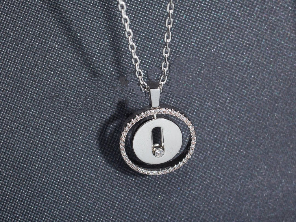 [Dream ]Dream MOVE PM NECKLACE SILVER DIAMOND