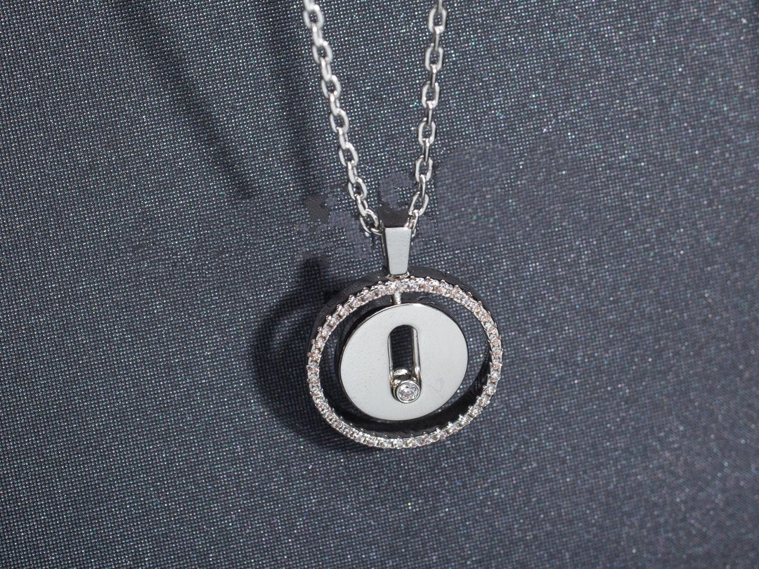 [Dream ]Dream MOVE PM NECKLACE SILVER DIAMOND