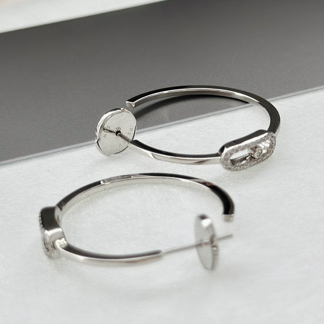 [Dream ]CREOLES MOVE UNO PM DIAMOND EARRINGS