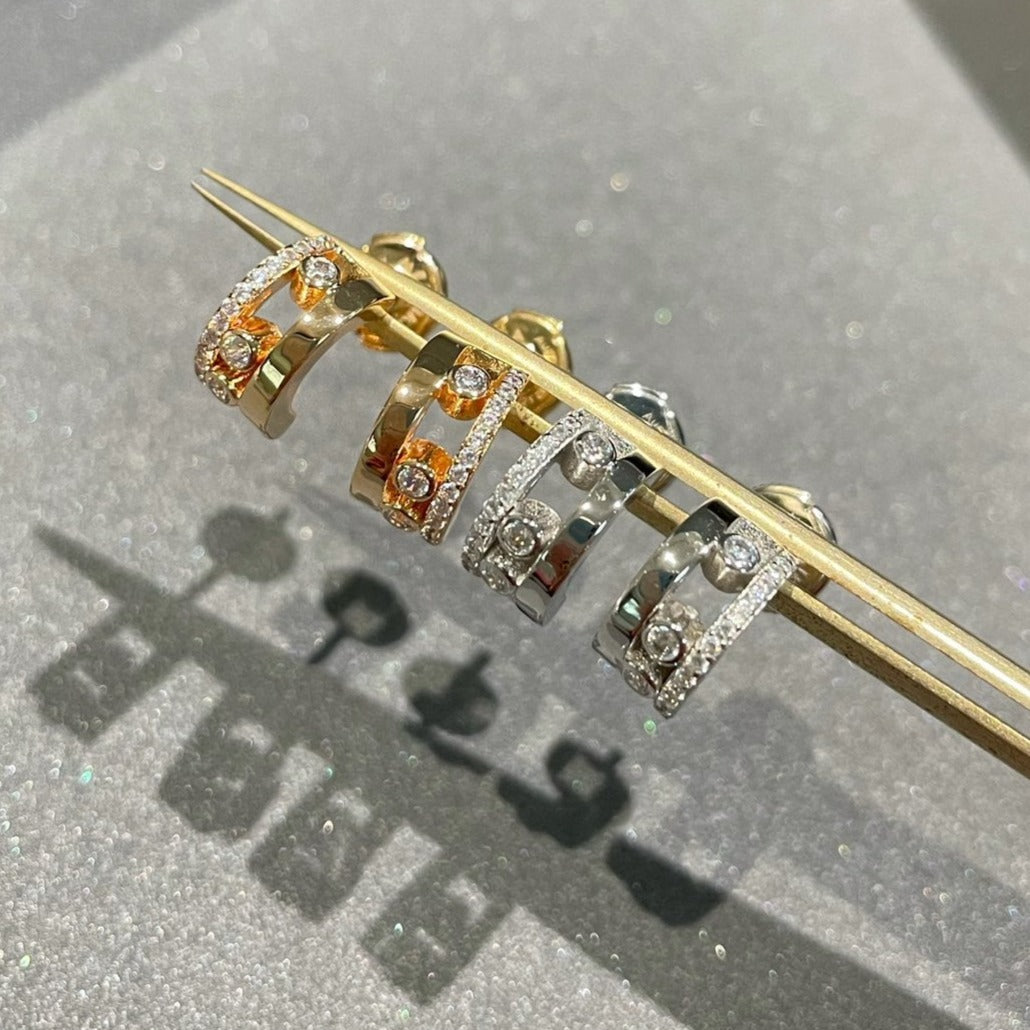 [Dream ]MOVE ROMANE EARRINGS DIAMOND