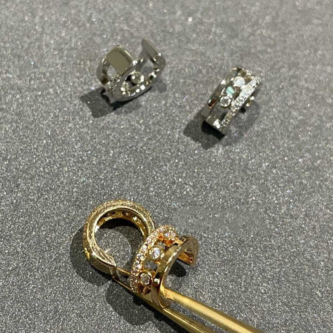 [Dream ]MOVE ROMANE EARRINGS DIAMOND