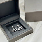[Dream ]MOVE UNO SILVER DIAMOND EARRINGS