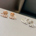 [Dream ]CREOLES MOVE UNO MINI 1 DIAMOND EARRINGS