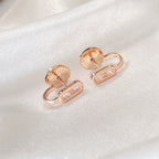 [Dream ]CREOLES MOVE UNO MINI 1 DIAMOND EARRINGS