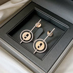 [Dream ]Dream MOVE ARROW PINK GOLD DIAMOND EARRINGS