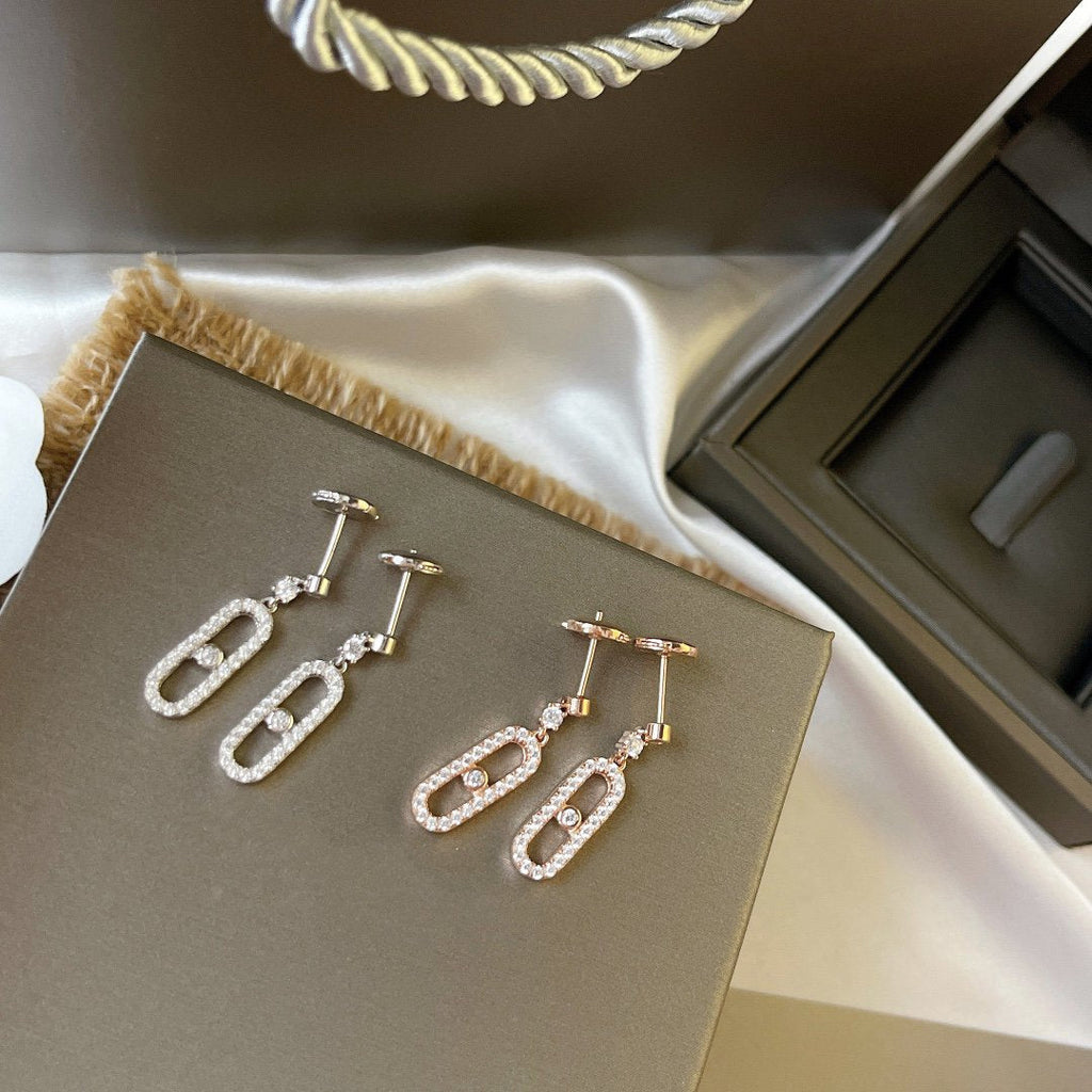 [Dream ]DORMEUSES MOVE UNO DIAMOND EARRINGS
