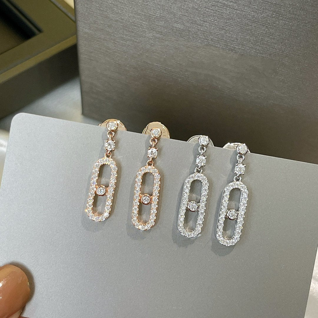 [Dream ]DORMEUSES MOVE UNO DIAMOND EARRINGS