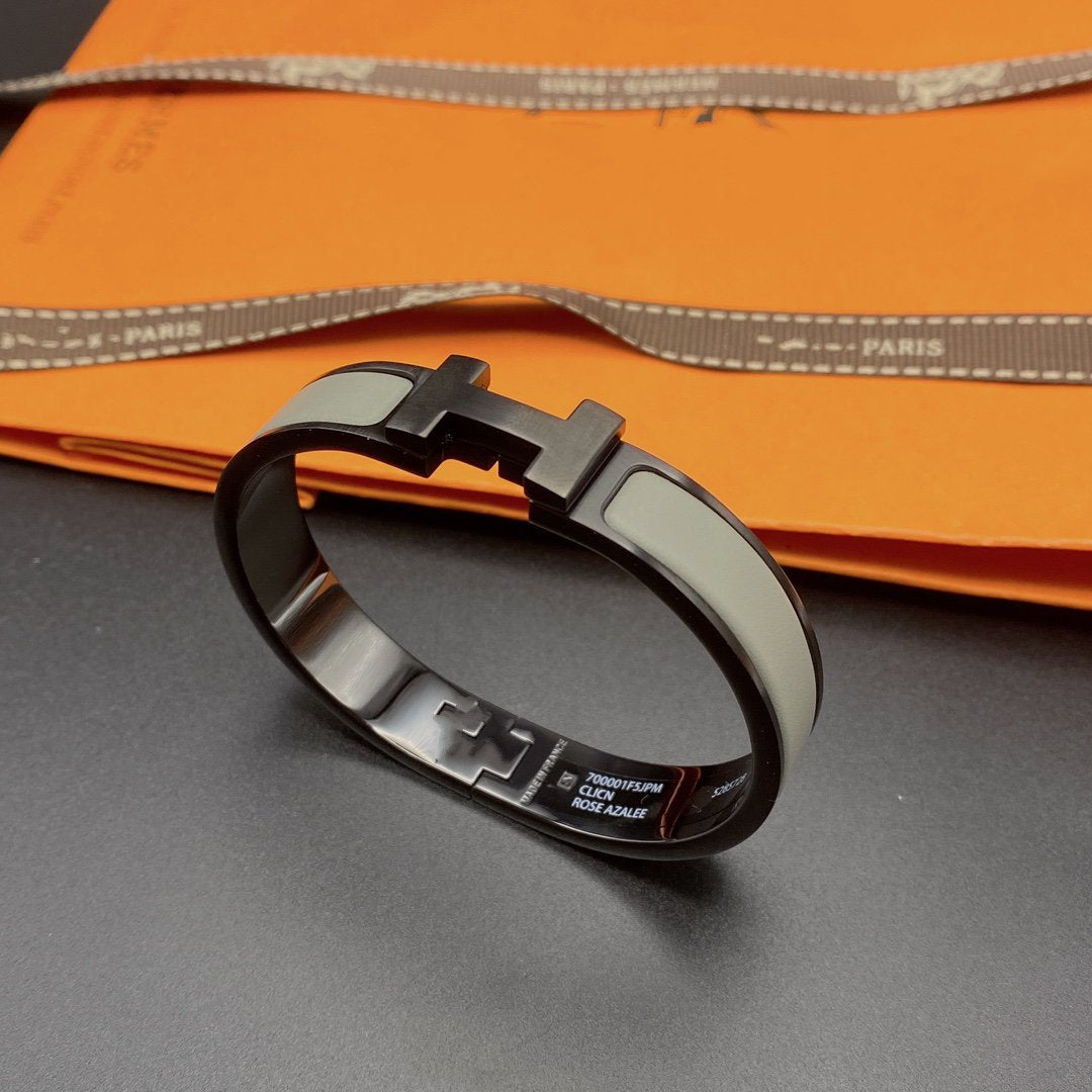 „Dream“-Armband von CLIC HM, Schwarz-Grau