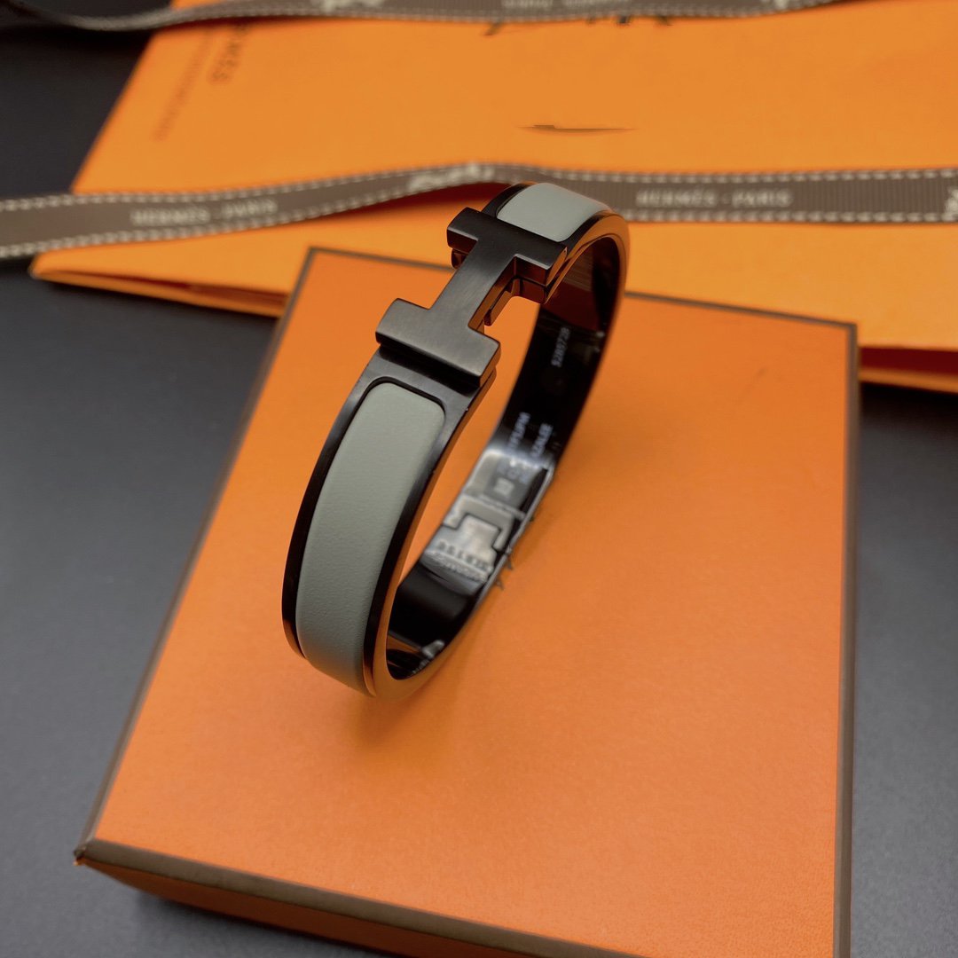 „Dream“-Armband von CLIC HM, Schwarz-Grau
