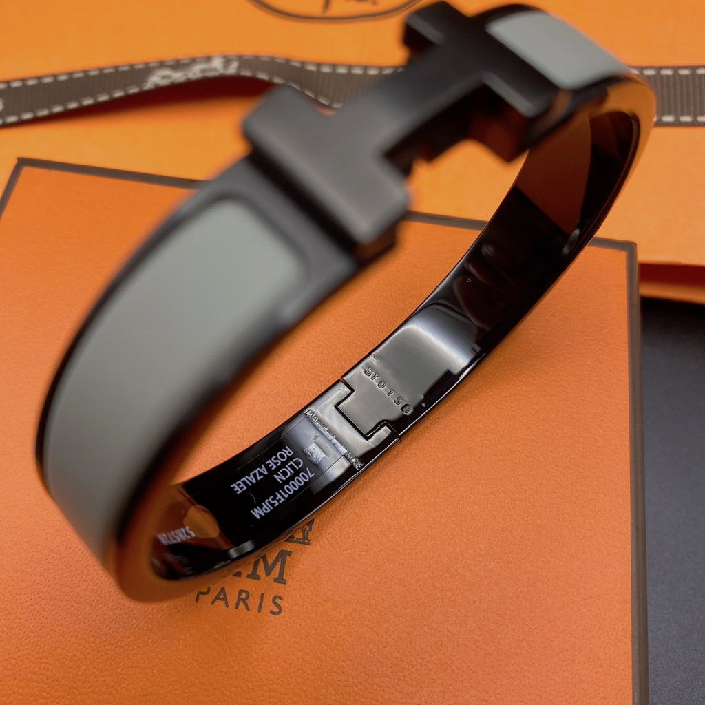 „Dream“-Armband von CLIC HM, Schwarz-Grau