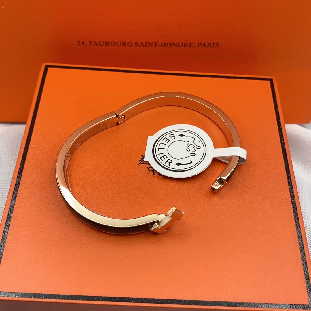„Dream“ CLASSIC HM CLIC SCHWARZES 8MM EMAILLE ARMBAND