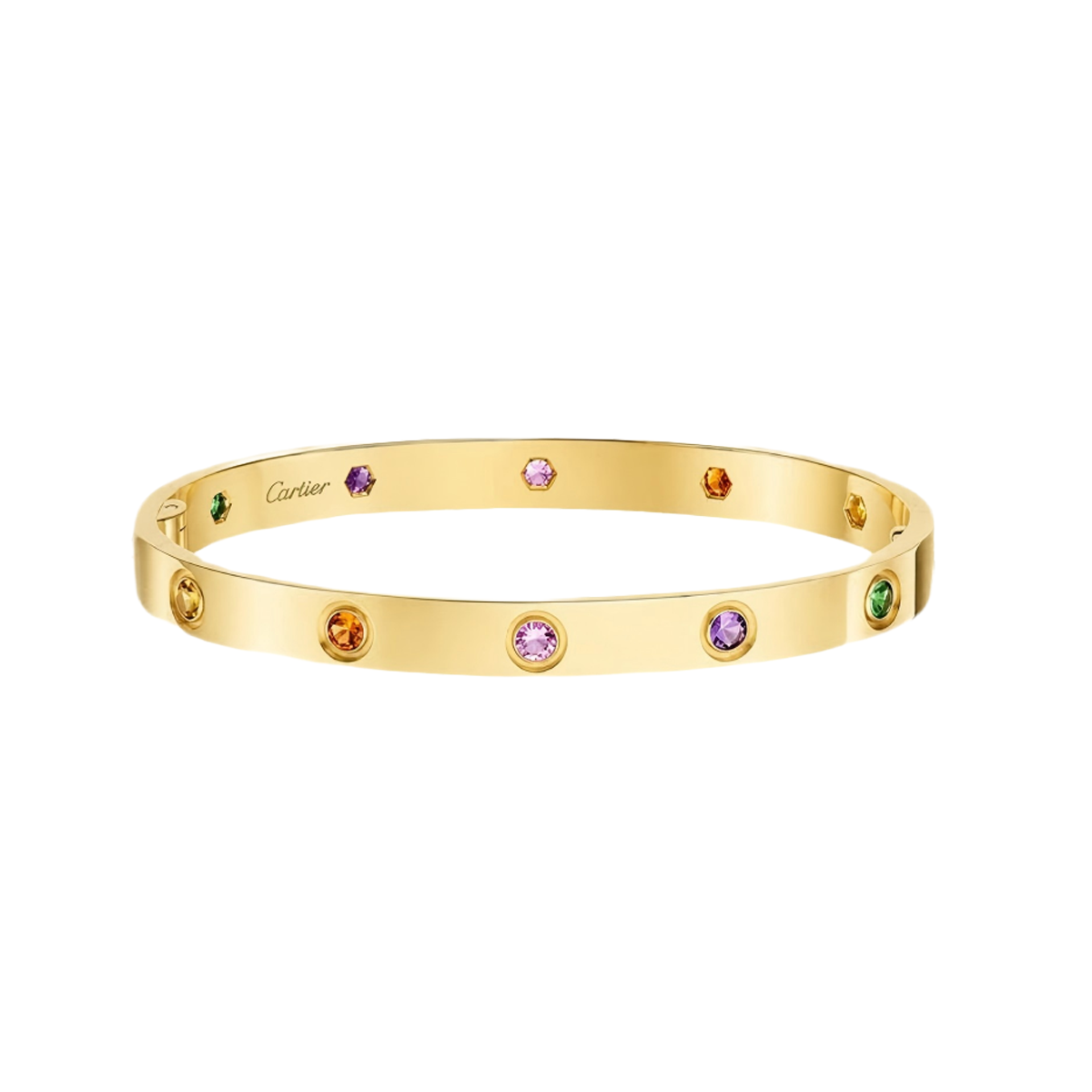 [Dream JURI]2026 RAINBOW LOVE BRACELET 6.1MM  10 DIAMONDS