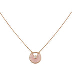 ¡®Dream¡¯AMULETTE ROSE GOLD PINK MOP NECKLACE
