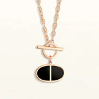 ¡®Dream¡¯CHAINE VERSO BLACK CERAMIC NECKLACE