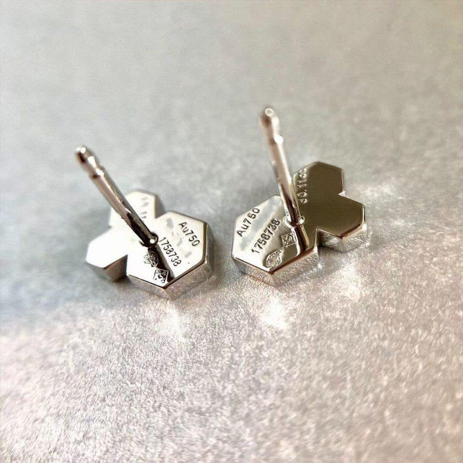 ¡®Dream¡¯BEE LOVE SILVER DIAMOND EARRINGS