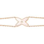 ¡®Dream¡¯JEUX BRACELET WHITE MOP PINK GOLD 1 DIAMOND