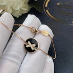 „Dream“ ARMBANDSET ONYX ROSÉGOLD DIAMANT