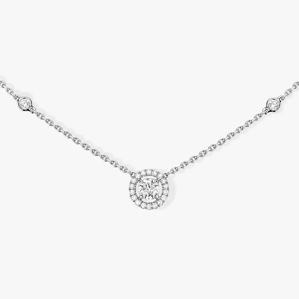 [Dream ]Diamond Necklace 0,20ct Brilliant Shape Joy