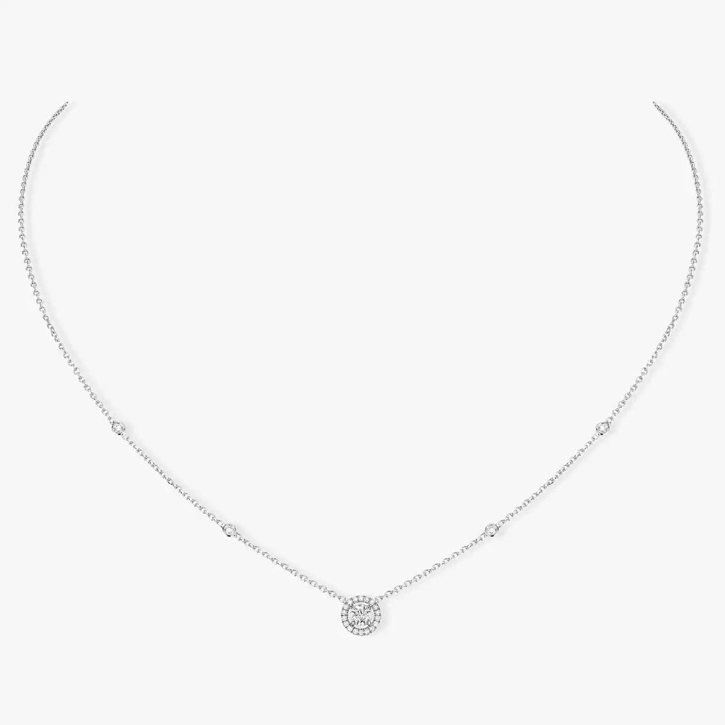 [Dream ]Diamond Necklace 0,20ct Brilliant Shape Joy