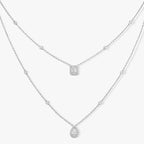 [Dream ]Diamond Necklace My Twin 2 Rows