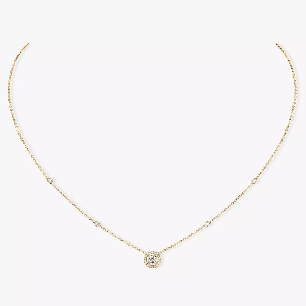 [Dream ]Diamond Necklace 0,20ct Brilliant Shape Joy