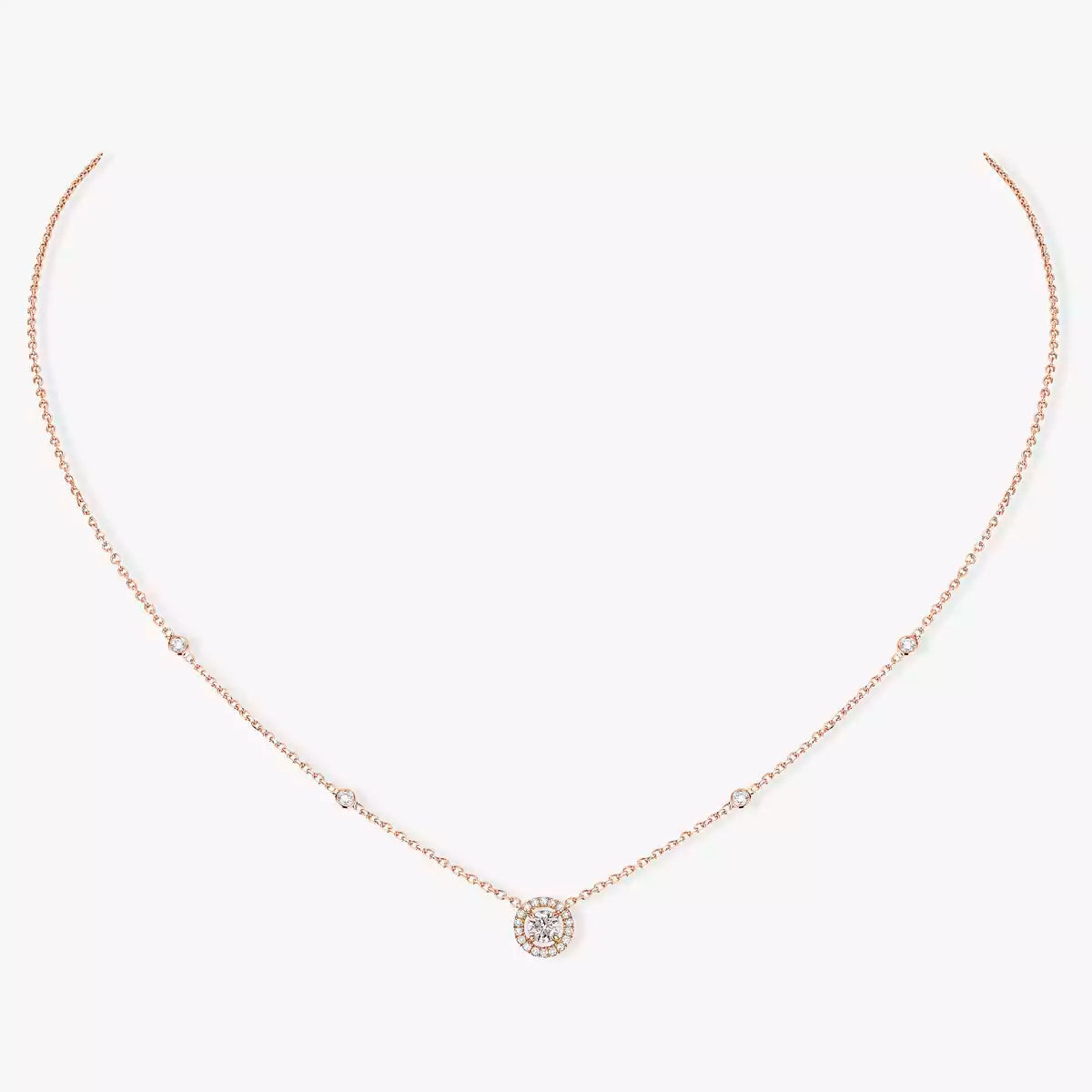 [Dream ]Diamond Necklace 0,20ct Brilliant Shape Joy