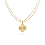 ¡®Dream¡¯CLOVER 25MM PEDANT NECKLACE GOLD