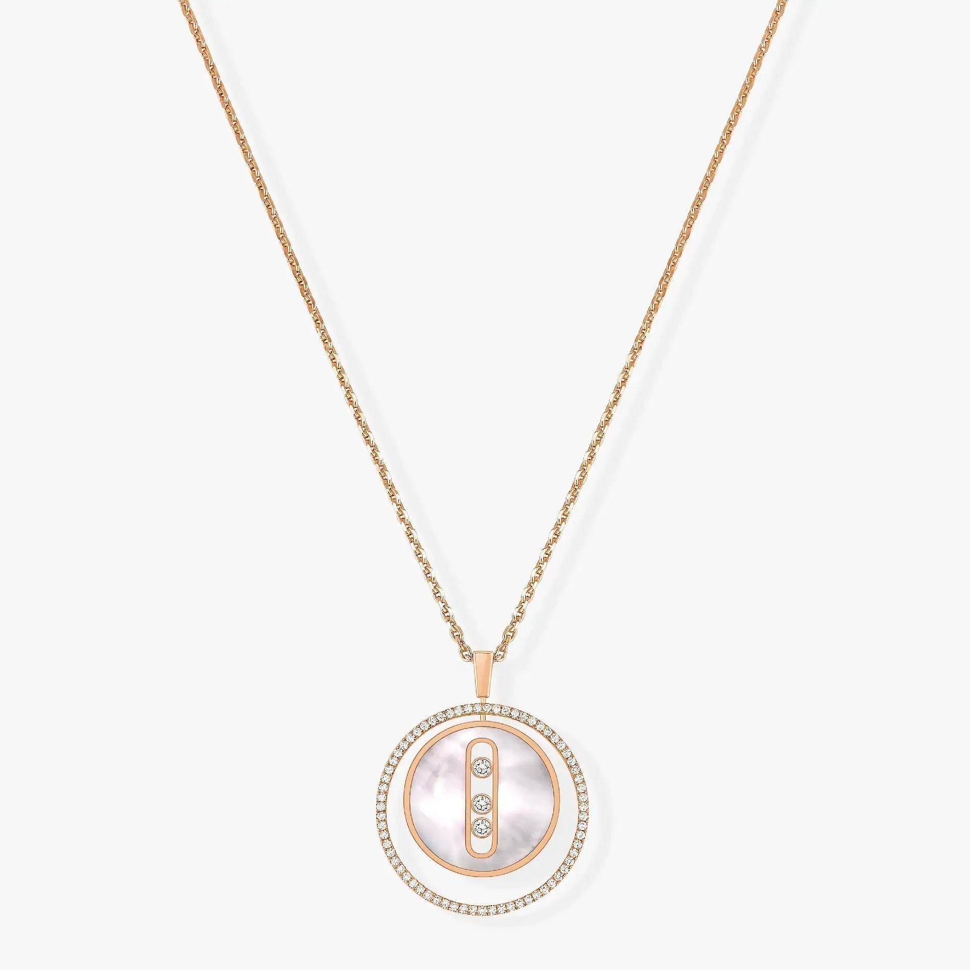 [Dream ]Dream MOVE MM NACRE BLANCHE DIAMOND NECKLACE