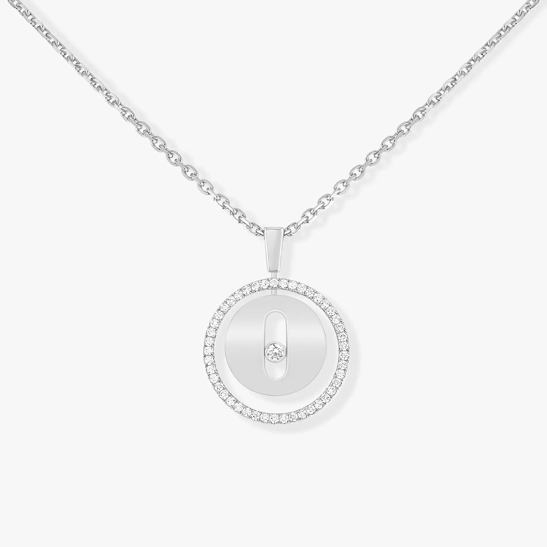 [Dream ]Dream MOVE PM NECKLACE SILVER DIAMOND