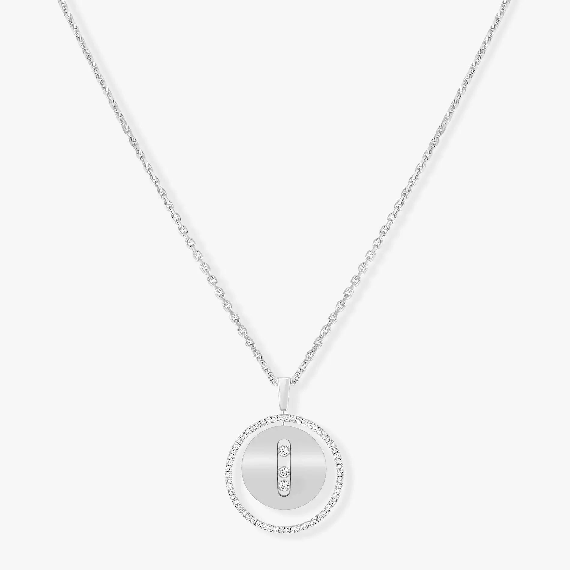 [Dream ]Dream MOVE MM SILVER DIAMOND NECKLACE