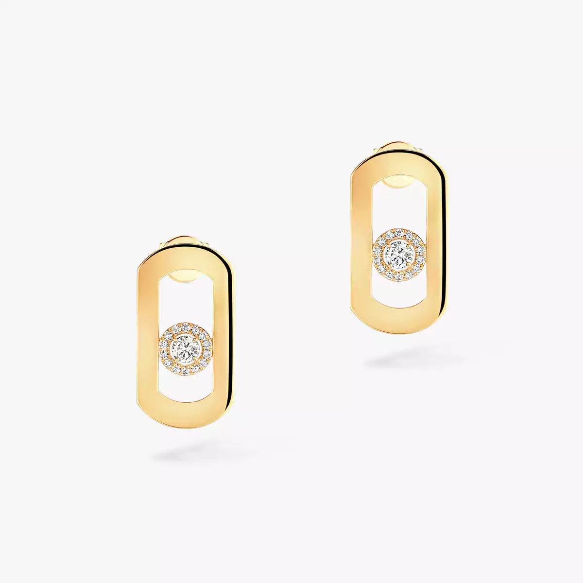 [Dream ]So Move Diamond Earrings in Yellow Gold