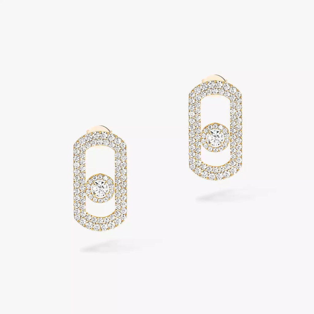 [Dream ]So Move Pave_-Set Diamond Earrings in Silver