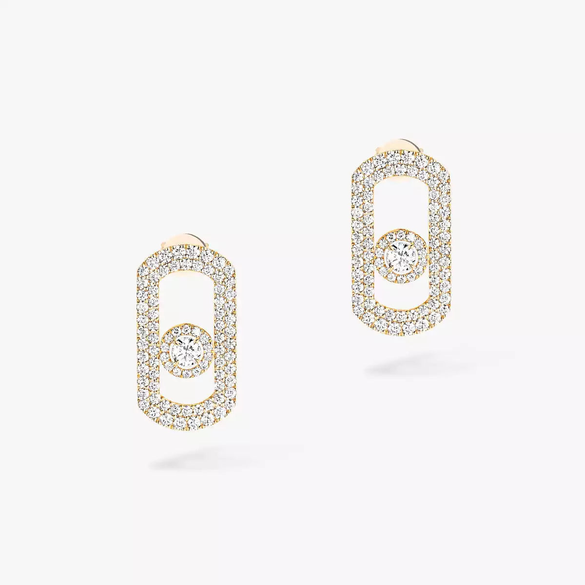 [Dream ]So Move Pave_-Set Diamond Earrings in Silver