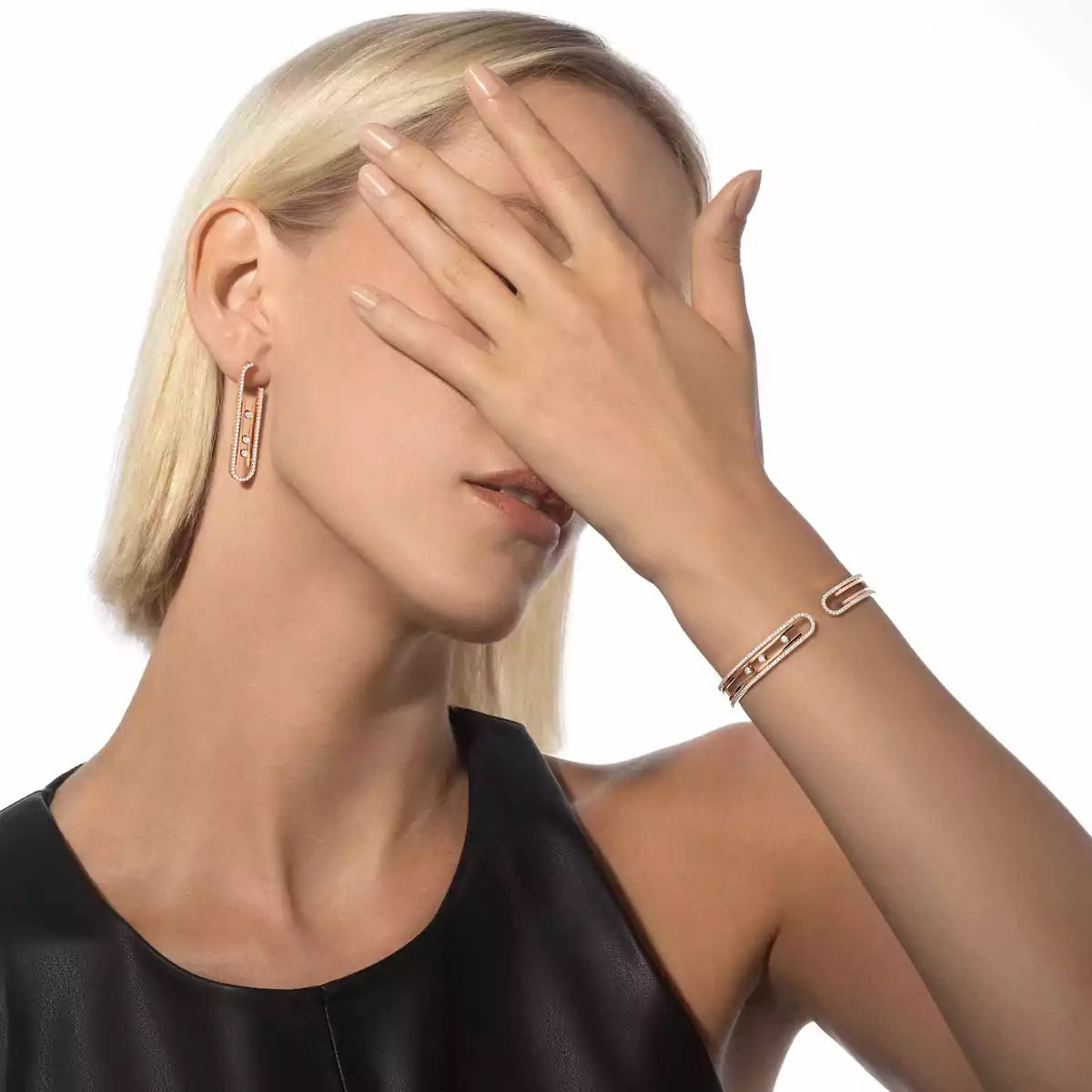 [Dream ]Diamond Pendant Earrings Move 10Th
