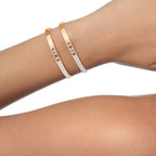 [Dream ]Move Noa Rose Gold Pav茅 Diamond Bangle Bracelet