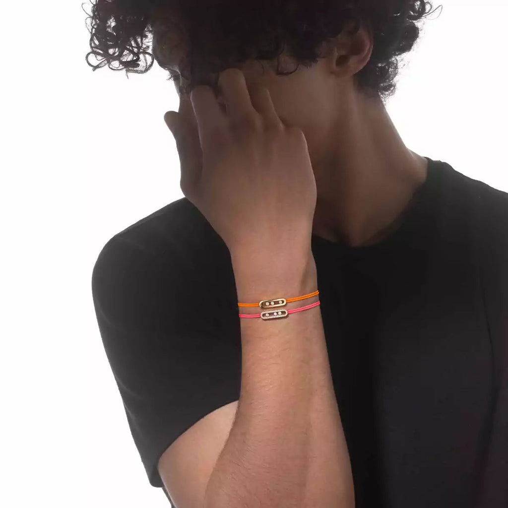 [Dream ]Messika Care(s) pink cord pav茅 bracelet