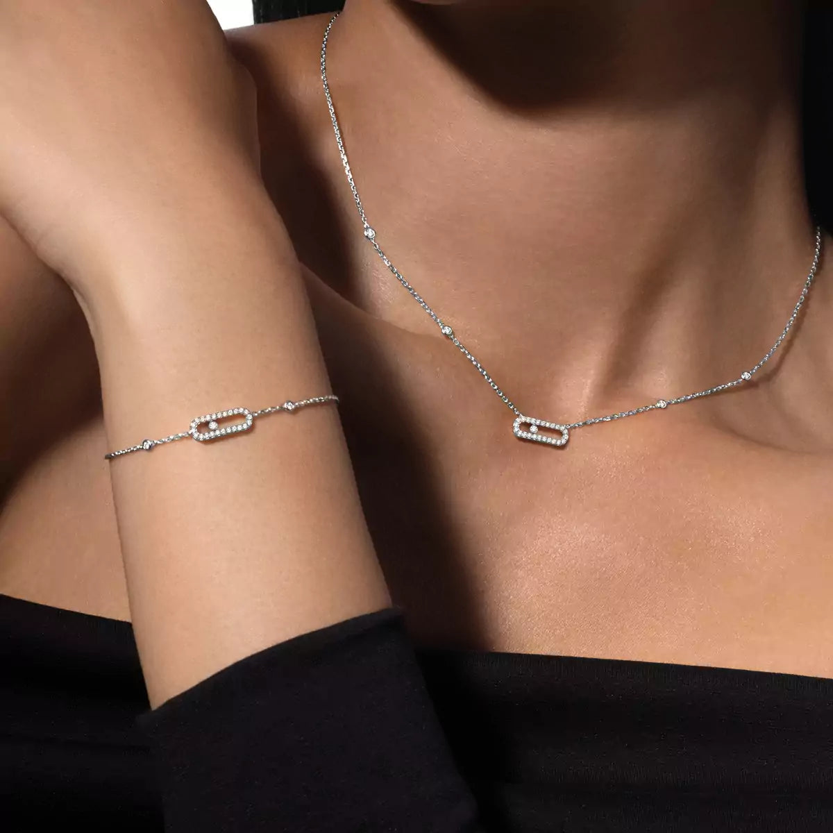 [Dream ]Diamond Necklace Move Uno