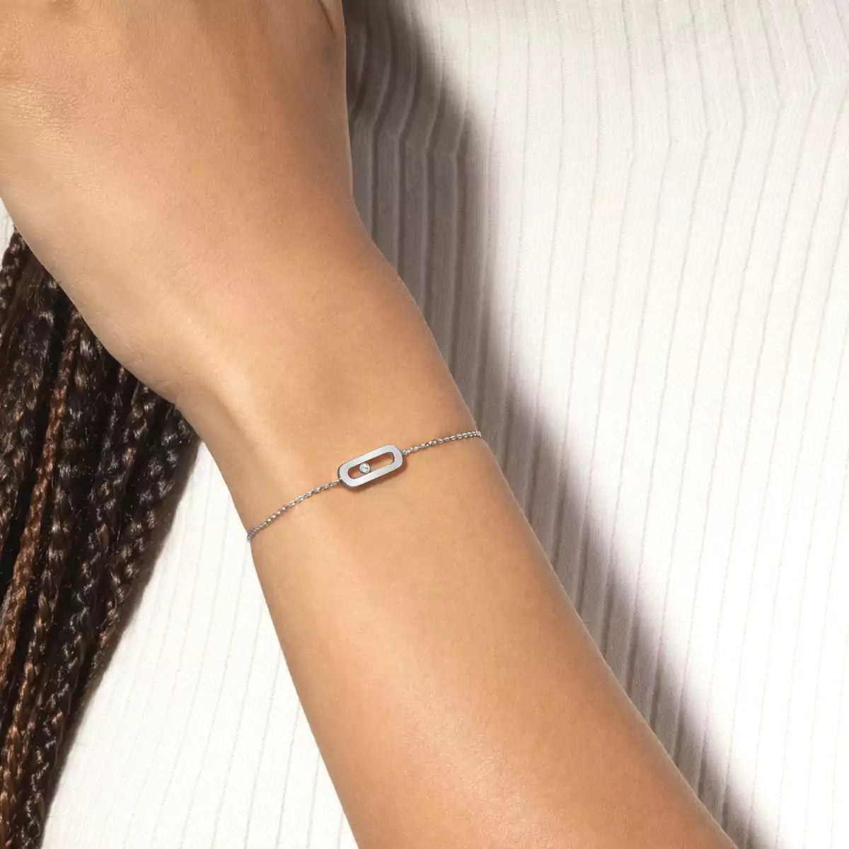 [Dream ]Move Uno Diamond Bracelet