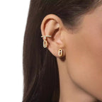 [Dream ]Move Uno Diamond Stud Earrings