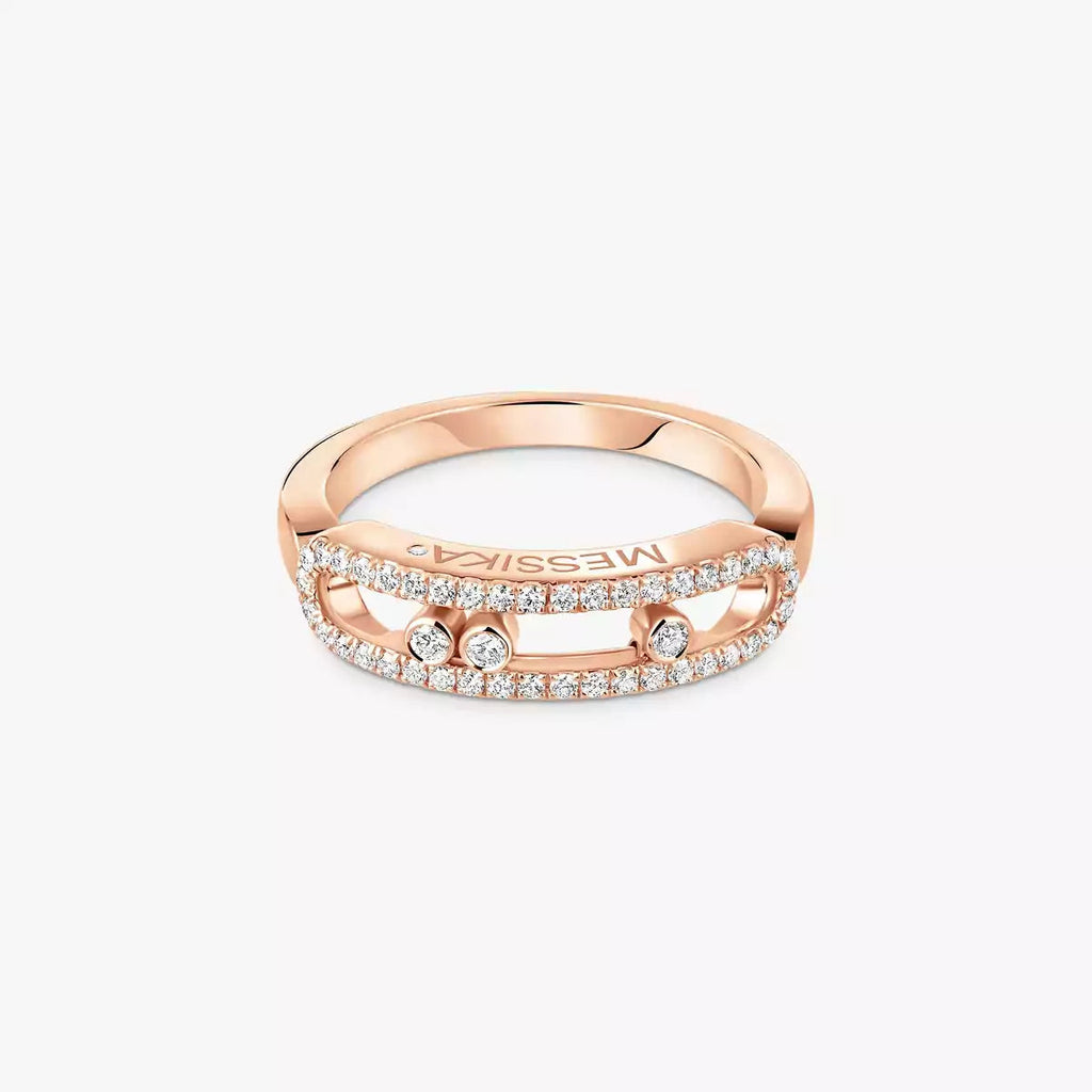 [Dream ] Baby Move Gold Diamond Pave_ Ring