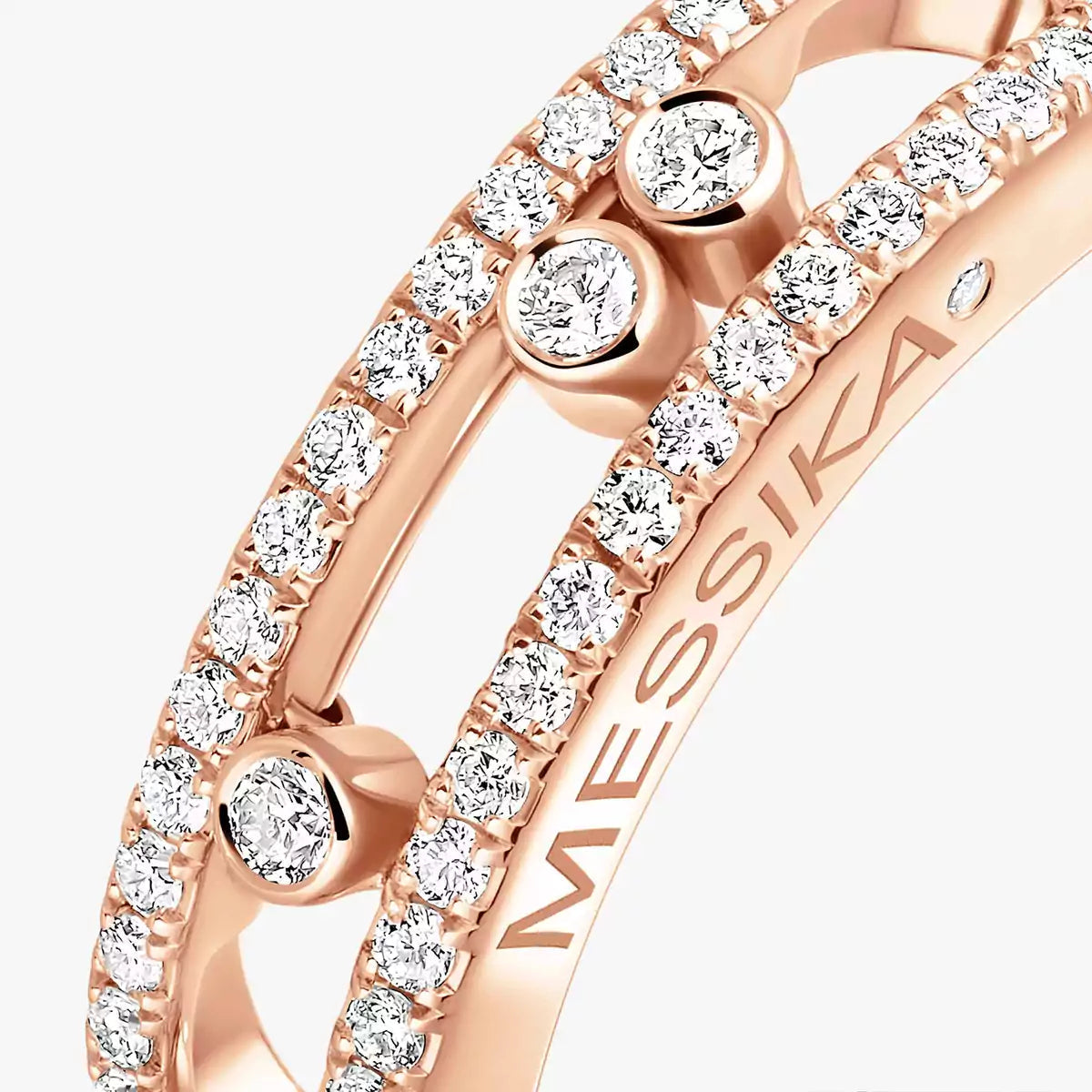 [Dream ] Baby Move Gold Diamond Pave_ Ring