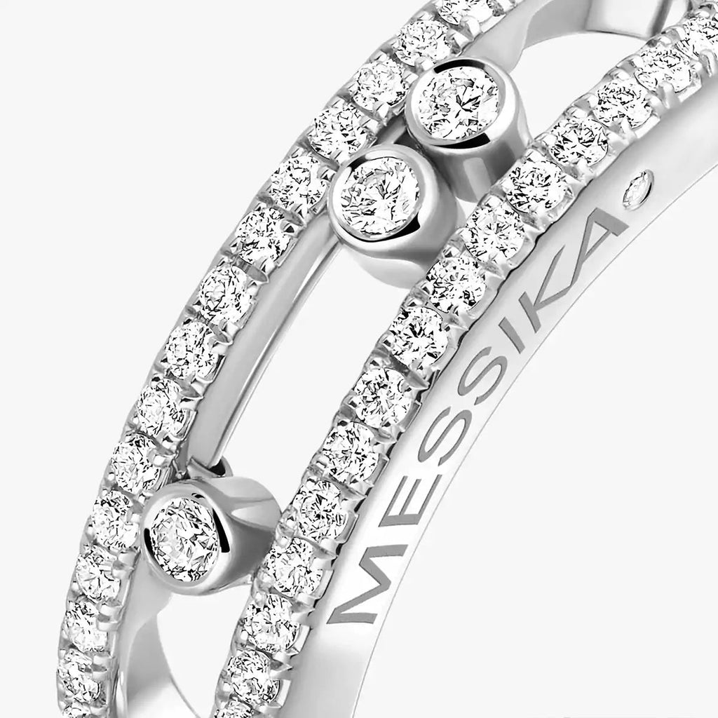 [Dream ] Baby Move Gold Diamond Pave_ Ring