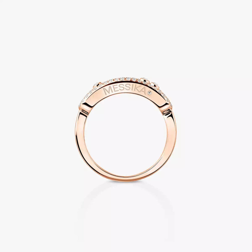 [Dream ] Baby Move Gold Diamond Pave_ Ring