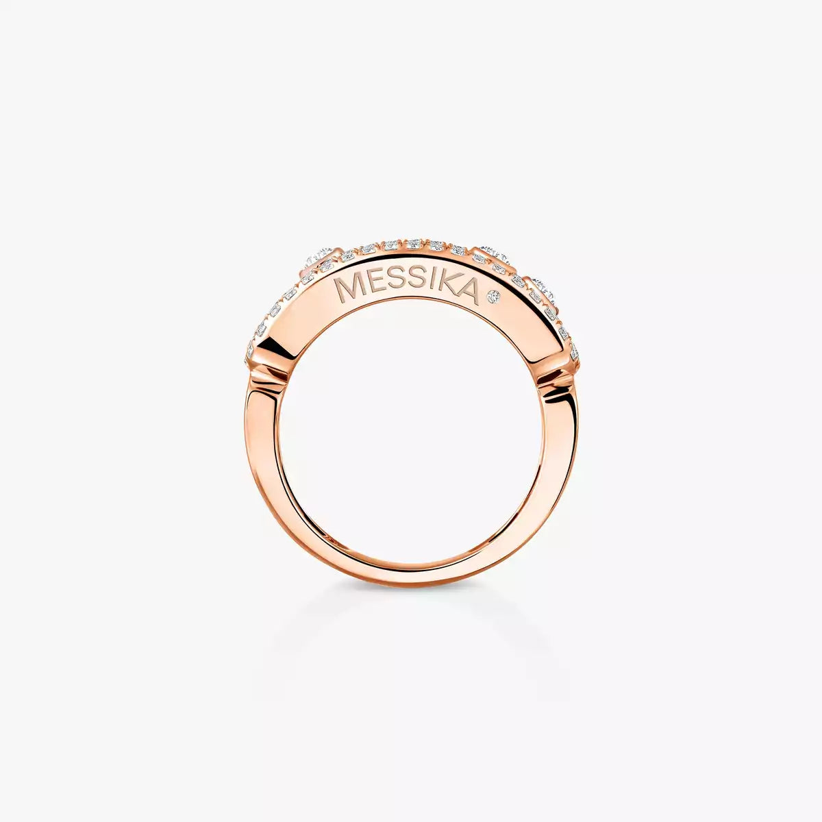 [Dream ] Move Gold Diamond Pave_ Ring