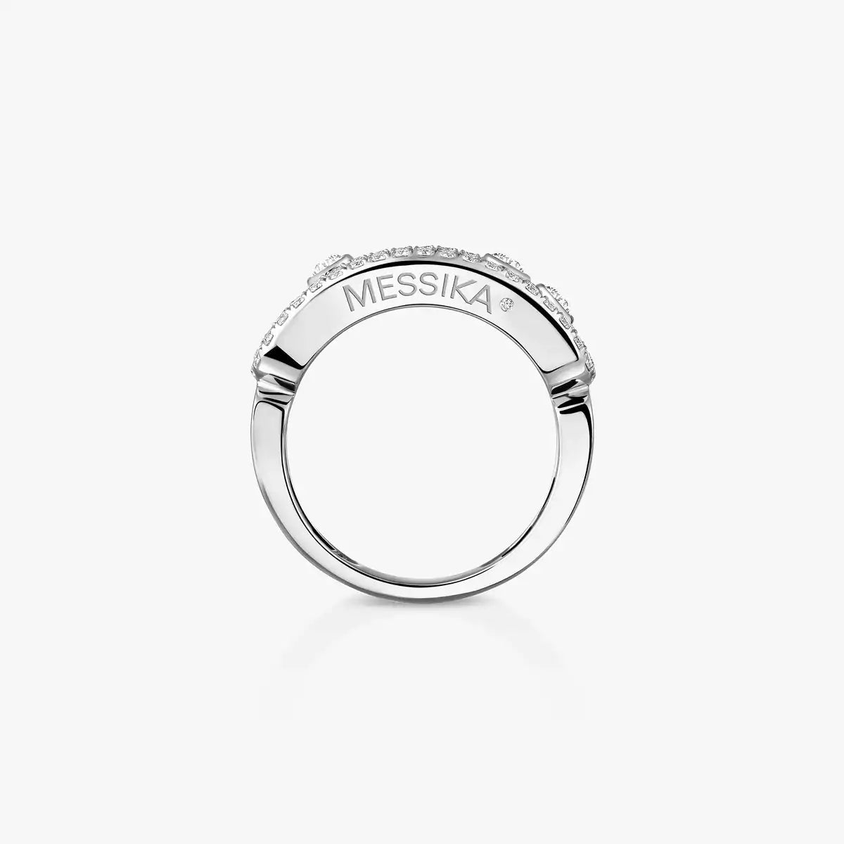 [Dream ] Move Gold Diamond Pave_ Ring