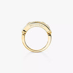 [Dream ] Move Gold Diamond Pave_ Ring